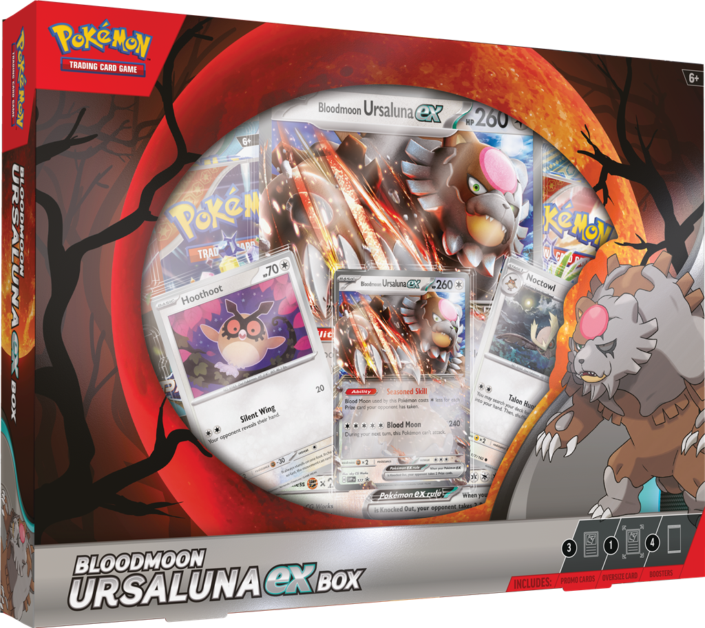 POK TCG Bloodmoon Ursaluna - Ex box