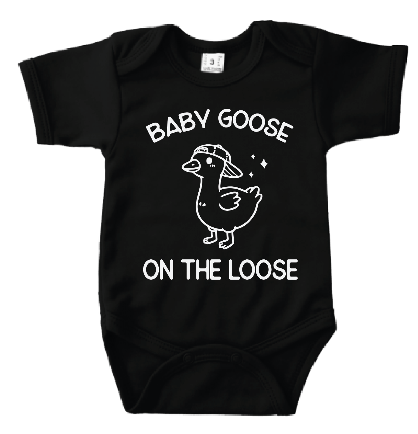 Romper korte mouw - 'Baby Goose on the loose'