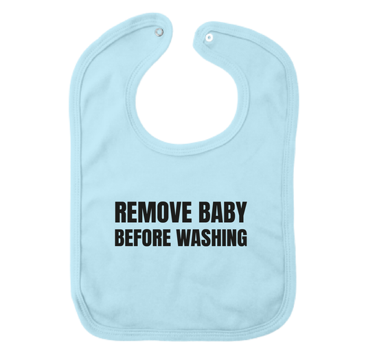 Slabbetje - ‘Remove baby before washing’